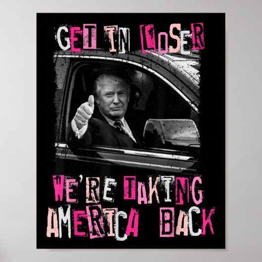 負け組に入る我々はアメリカを取り戻すトランプ2 ポスター (正面)