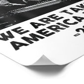 負け組に入る我々はアメリカを戻るトランプ202 ポスター (角)