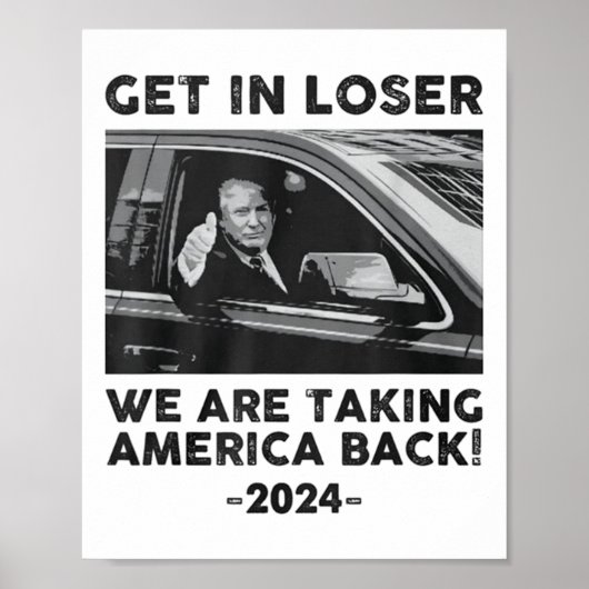 負け組に入る我々はアメリカを戻るトランプ202 ポスター (正面)