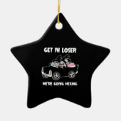 負け組に入る我々はヘキシング車に行く セラミックオーナメント (正面)