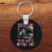 負け組に入れアメリカを取り戻すトランプ2024 キーホルダー (正面)