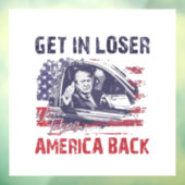 負け組に入れアメリカを取り戻すトランプ ウィンドウサイン (シート3)