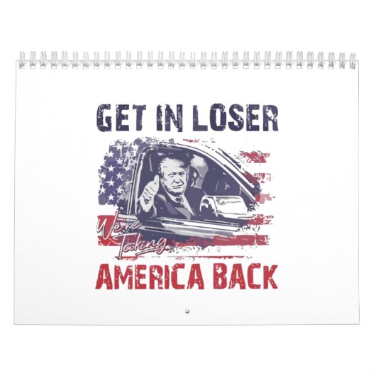 負け組に入れアメリカを取り戻すトランプ カレンダー (カバー)