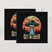 負け組に入れ 招待状 (正面/裏面)