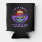 負け組に入れ、80年代に戻るおもしろい 缶クーラー (正面)