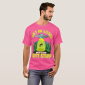 負け組みお尻物おもしろいUfo Pun Tシャツ (正面フル)