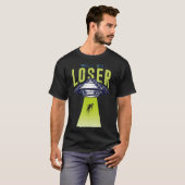 負け組みお尻物エイリアンUfo Abdu Tシャツ (正面フル)