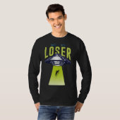 負け組みお尻物エイリアンUfo Abdu Tシャツ (正面フル)