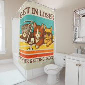 負け組みタコスを獲得している シャワーカーテン (インサイチュ)