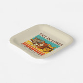 負け組みタコスを獲得している ペーパープレート (傾斜あり)