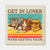 負け組みタコスを獲得している マグネット (正面)