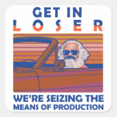 負け組み生産手段を握り締めている スクエアシール (正面)