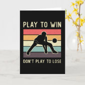 負け遊ていないバレーボール遊選手 カード (黄色い花)