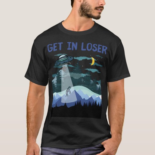 負のエイリアンの取りおもしろい外しヴィンテージギフトを取得 Tシャツ (正面)