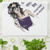 負のエネルギーを送信者に返す キッチンタオル (折り畳み)