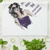 負のエネルギーを送信者に返す キッチンタオル (折り畳み)