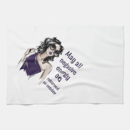 負のエネルギーを送信者に返す キッチンタオル