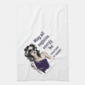 負のエネルギーを送信者に返す キッチンタオル (縦)