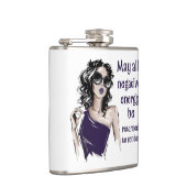 負のエネルギーを送信者に返す フラスク (右)