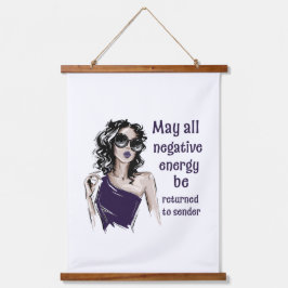 負のエネルギーを送信者に返す 吊り下げ型タペストリー