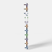 負のカラフル宇宙を持つブレンド虹グリッド Case-Mate iPhoneケース (裏面 / 左)