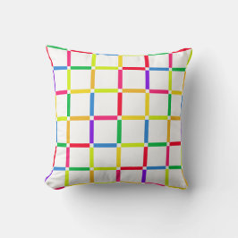 負のカラフル宇宙アーポップ・アートのト付きグリインスパイアッド クッション