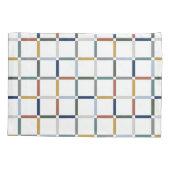 負のカラフル宇宙アールヌーボー 枕カバー (裏面)