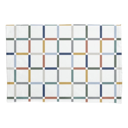 負のカラフル宇宙アールヌーボー 枕カバー (正面)