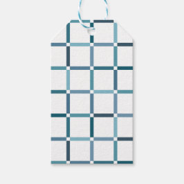 負のカラフル宇宙シートーン色のグリッド ギフトタグ