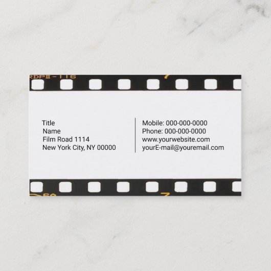 負の名刺 名刺 (裏面)