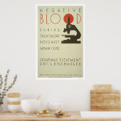 負の血液トリートメント1939 WPA ポスター (キッチン)