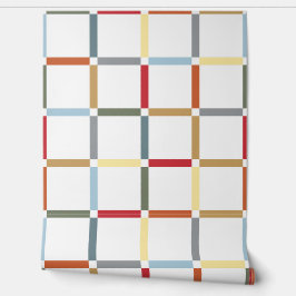 負カラフルの宇宙半モダン線インスパイア付き格子 壁紙