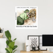 負債おもしろい巻ポスター ポスター (ホームオフィス)