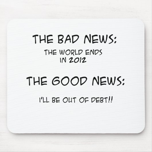 負債からの2012年 マウスパッド (正面)