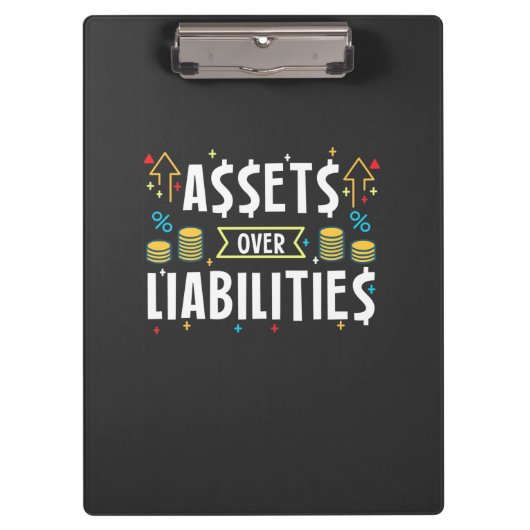 負債の会計士資産 クリップボード (正面)