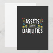 負債の会計士資産 招待状 (正面/裏面)