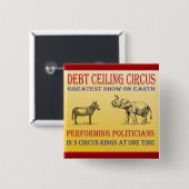 負債限度のサーカス 缶バッジ (正面&裏面)