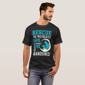 負傷したAb救への愛を虐待した人々を救う Tシャツ (正面フル)