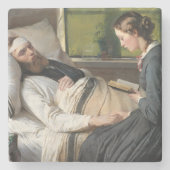 負傷者の戦士（エリザベス・ジェリチャウ=バウマン） ストーンコースター (正面)