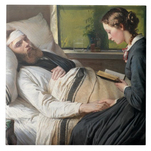 負傷者の戦士(エリザベス・ジェリチャウ=バウマン) タイル (正面)