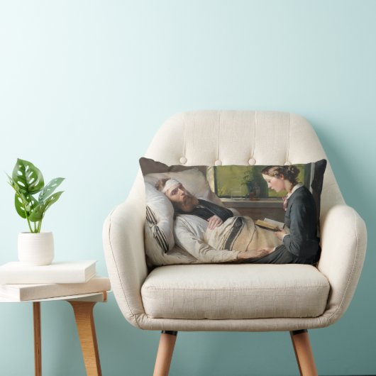 負傷者の戦士(エリザベス・ジェリチャウ=バウマン) ランバークッション (椅子)