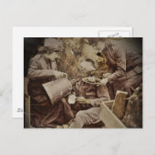 負傷者コーヒーを出す ポストカード (正面/裏面)