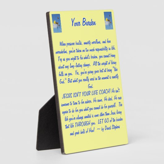 負担 フォトプラーク (側面)