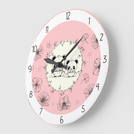 負担 ラージ壁時計 (傾斜)