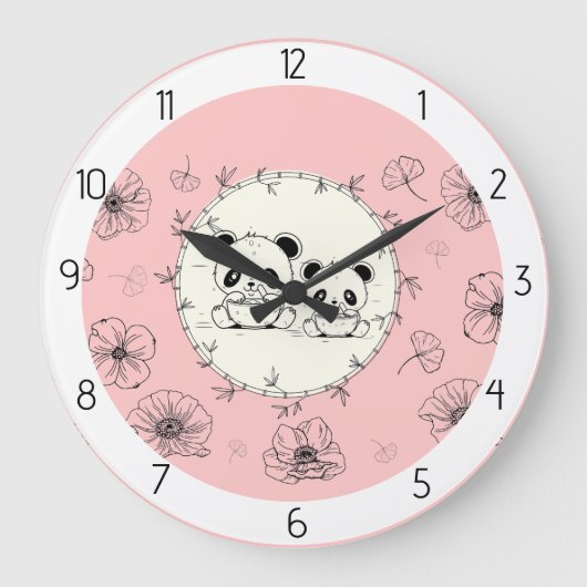 負担 ラージ壁時計 (正面)