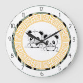 負担 ラージ壁時計 (正面)