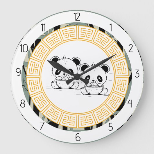 負担 ラージ壁時計 (正面)