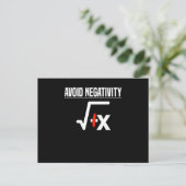 負数を避けるルート演算先生ことわざ演算 ポストカード (スタンド正面)