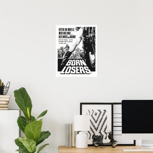 負生まれ敗 ポスター (ホームオフィス)