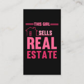 財おもしろい産投資家ガール実在エステート代理店 名刺 (正面)